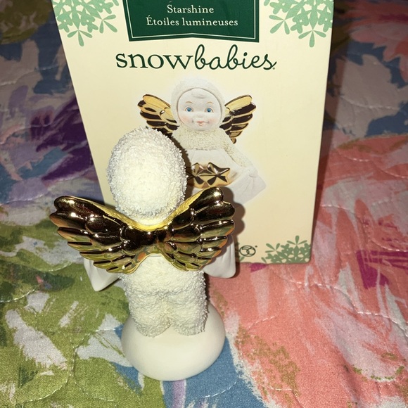 DEPARTMENT 56 HOLIDAY SNOW BABIES STAR SHINE FIGURINE NEW IN BOX - Picture 2 of 4